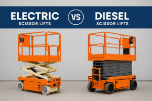 Electric vs Diesel Scissor Lifts in Ontario