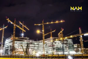 Light Towers for Night Construction