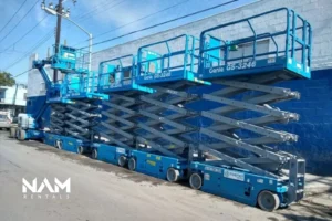 Scissor Lift vs Vertical Mast Lift