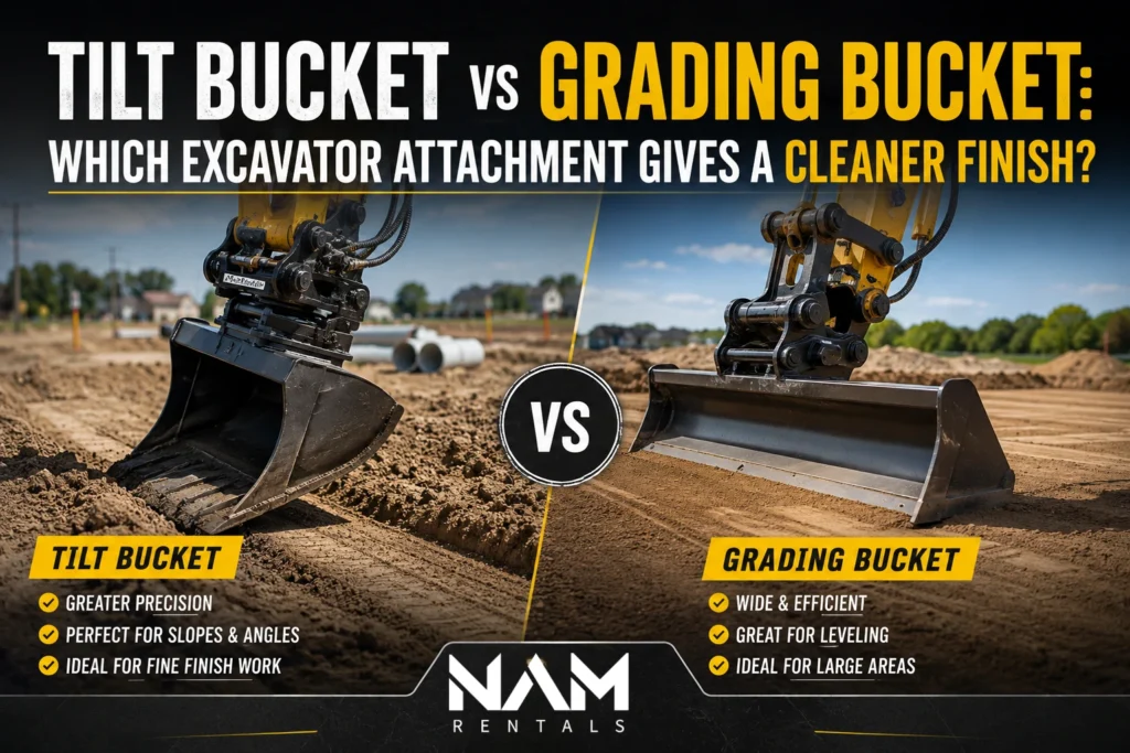 Tilt Bucket or Grading Bucket
