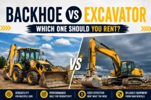Backhoe vs Excavator