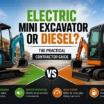 Electric Mini Excavator or Diesel