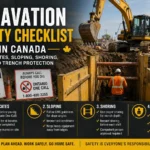 Excavation Safety Checklist in Canada