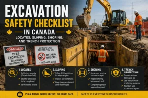 Excavation Safety Checklist in Canada
