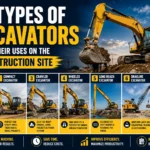 types of excavators