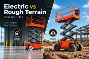 Electric vs Rough Terrain Scissor Lifts