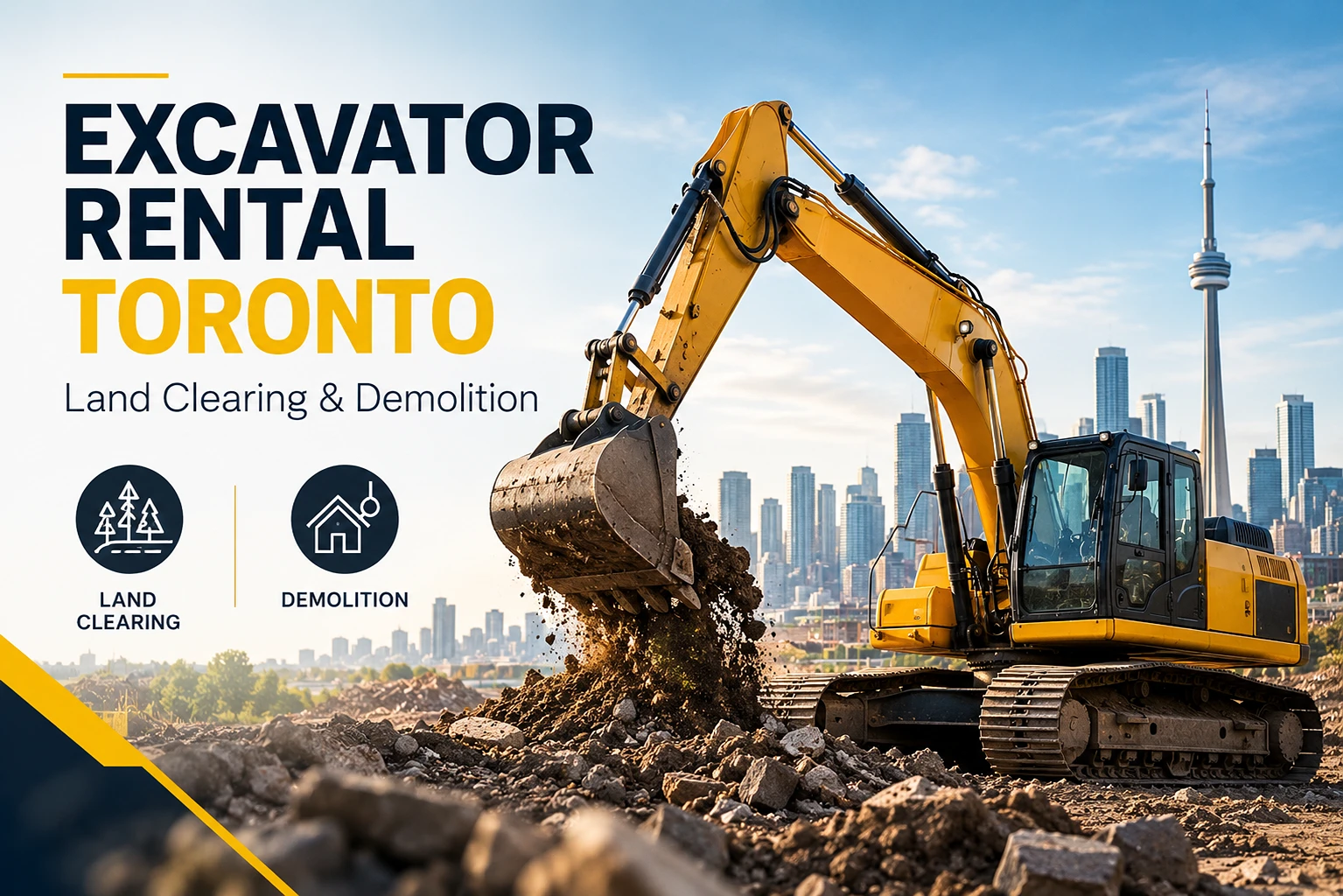 Excavator Rental Toronto