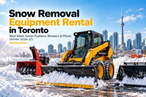 snow removal equipment rental Toronto